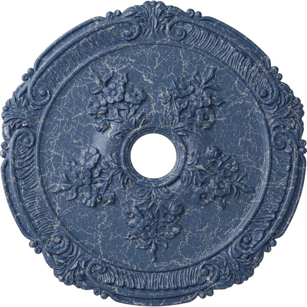 Ekena Millwork Attica with Rose Medallion (Canopies up to 4 1/2"), 26"OD x 3 3/4"ID x 1 1/2"P, Americana Crackle CM26ATAMC - main